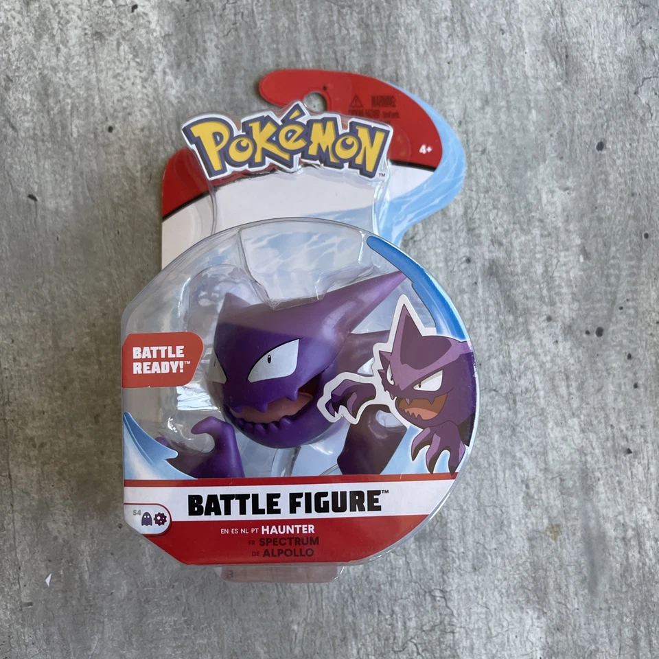 Figura de batalla Pokémon lista para la batalla ¡Juego completo nuevo en caja! Haunter Psyduck Marowak NUEVO Foto 2 de 4