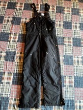 Carhartt Mens Black Reg Fit Duck Bib Overalls Tag Double Knee Size 42x34 R38 BLK