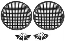 1 Pair 15" Subwoofer Mid Range Metal Mesh Waffle Speaker Grill DJ PA Car Audio1