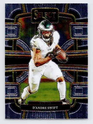 2023 Panini Select #81 D'Andre Swift Silver Prizms
