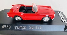 1/43 TRIUMPH Spitfire red miniature car SOLIDO with showcase