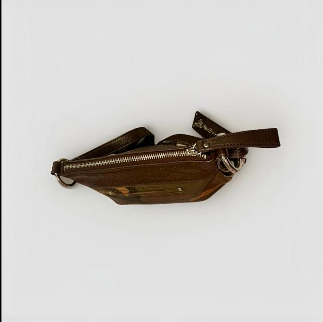 B Makowsky Camouflage Genuine, Leather Crossbody/ Shoulder Bag EUC - Image 3 of 4