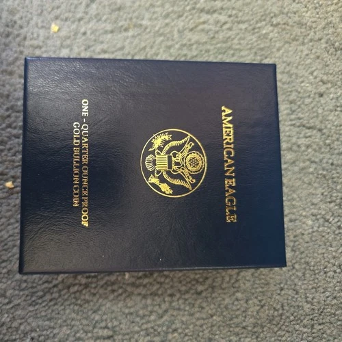 2001 american eagle one quarter ounce proof gold bullion coin