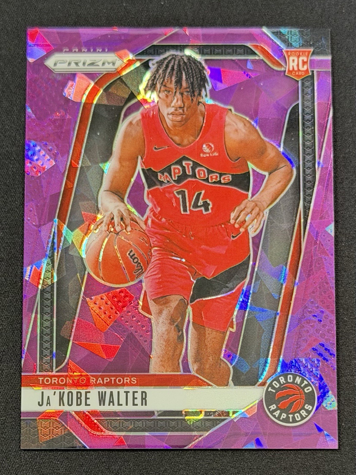 2024-25 Panini Prizm - Ja'Kobe Walter #223 Purple Ice Prizm /149 (RC)