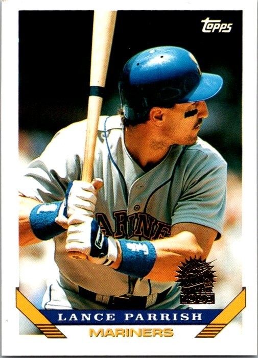 1993 Topps - Lance Parrish #609 - Marlins Inaugural Gold Stamp