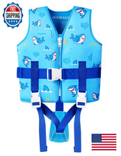 DOOHALO Toddler Swim Vest Kids Swimming Training Vest for Boys Girls 28-40lbs