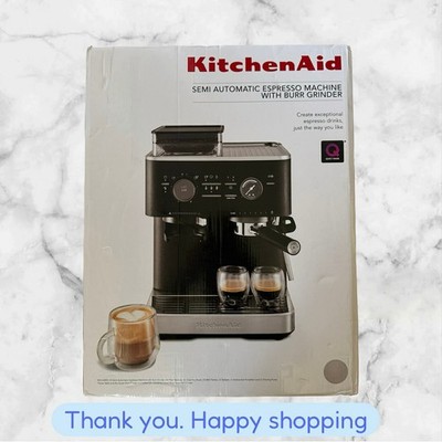 KitchenAid Semi-Automatic Espresso Machine w/ Burr Grinder 2.5L KES6551SX NEW
