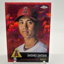 2022 Topps Chrome Platinum Anniversar Shohei Ohtani #1 Red Atomic Refractor /100
