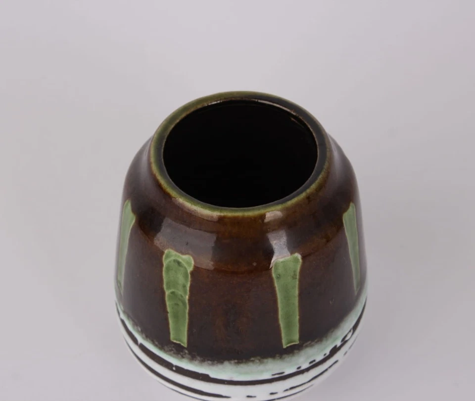 Scheurich europ-linie kleine bemalte Keramik Vase - Bild 3 von 4