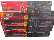 Burago Formula 1 Racing 1:43 Ferrari and Red Bull Set Of 2