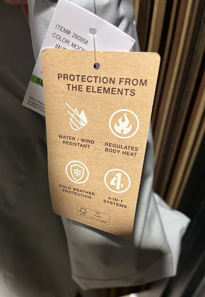 Chaqueta para mujer ZeroXposur 4 en 1 Systems talla grande Moonlight precio de venta sugerido por el fabricante $200 #260 Foto 3 de 4