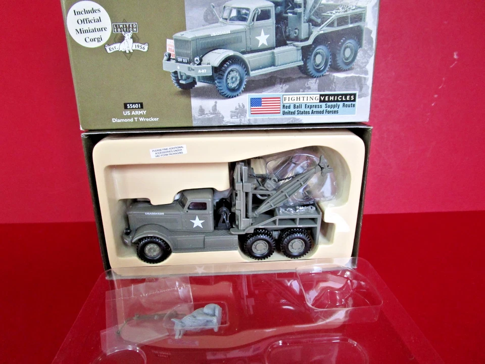 Corgi 55601 US Army Diamond T Wrecker Limited Edition Truck - New in Box - Image 3 of 4