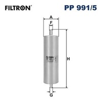 Kraftstofffilter Filtron PP 991/5 Leitungsfilter FüR Audi A7 4G5 4GD 4G2 A6 C7