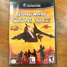 LucasArts Star Wars: The Clone Wars Nintendo GameCube Game Manual Included T