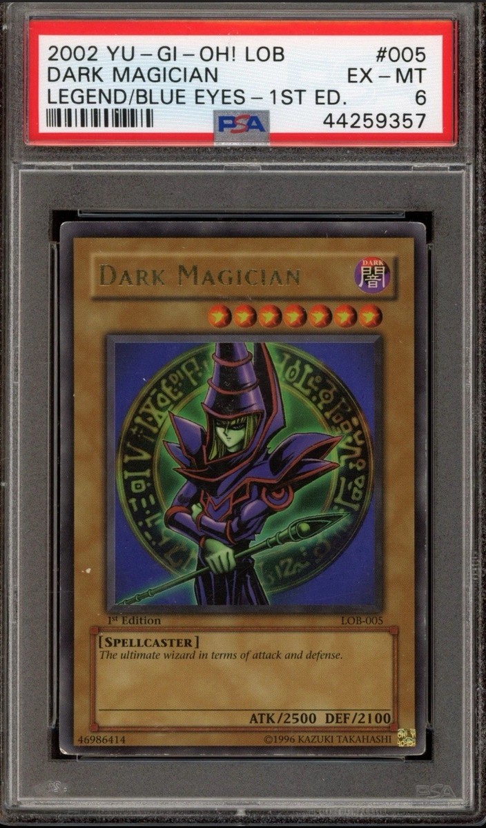 Yu-Gi-Oh Dark Magician LOB-005 the Legend of Blue Eyes White