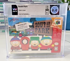South Park Brand New Nintendo 64 N64 1998 Factory Sealed WATA Graded 8.0 A+ NIB