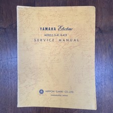 VINTAGE YAMAHA ELECTONE MODELS B-4C AND B-4CR SERVICE MANUAL