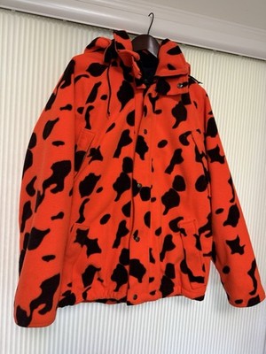 Cabelas Whitetail Clothing Insulated Blaze Hunting Coat Size XL Hooded