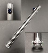 XL 6" Glass One Hitter Pipe Chillum - Choose Color - Made in USA