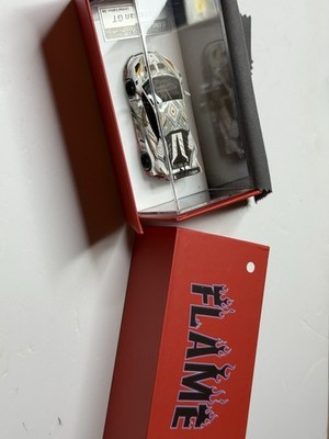 Flame Lamborghini Huracan GT LP610 White Gray Luminous 1:64