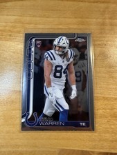 Topps 2025 Chrome Tyler Warren Indianapolis Colts Rookie #346 Football Card