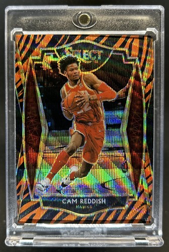 2020-21 Panini Select Cam Reddish Tiger Prizm Premier Level #143 Hawks