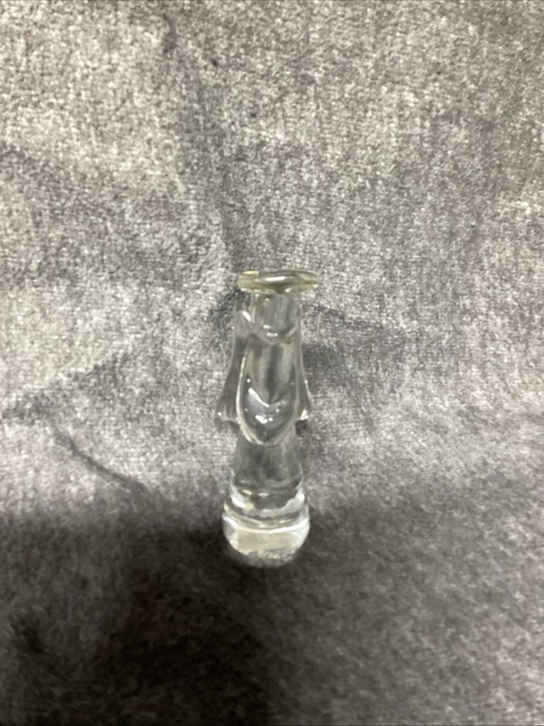 Vintage Lead Crystal Angel Figurine. Marked On Bottom: Genuine 25% Lead Crystal