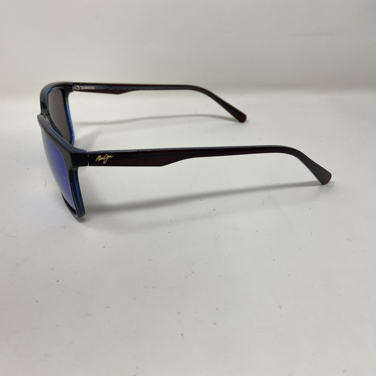 MAUI JIM WILD COAST MJ-756-26C BROWN/BLUE W/ BLUE POLARIZED MIRROR LENS E576 View 6