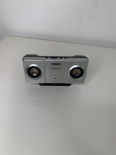 Creative TravelSound Portable Speaker System Silver Tested Working Vintage