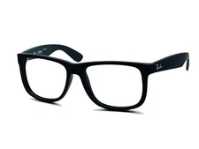 ORIGINAL RAY BAN RB 4165 JUSTIN 622/55 Matte Black Sun/Eyeglasses 54mm 16 145