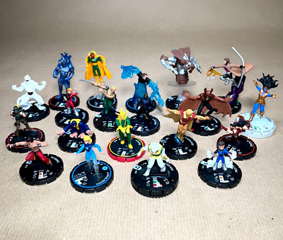 HeroClix - WizKids Figuren - Marvel etc. - Sammlung - 20 Stück - neuwertig - RAR