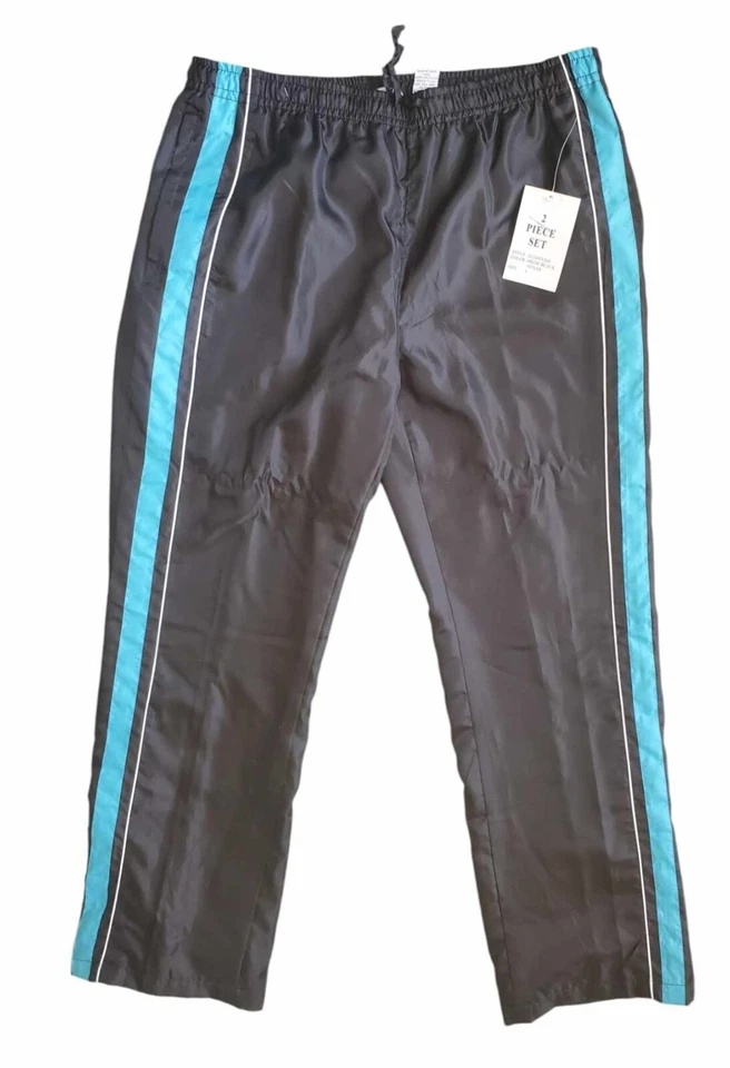 De Colección Años 80 90 Conjunto Cortavientos Mujer L Chaqueta Pantalones Traje de Pista Hip Hop Activo NUEVO Foto 3 de 4