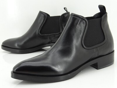 Donna Carolina Shoes Chelsea Boots Ankle Boots Size 38 Leather Black