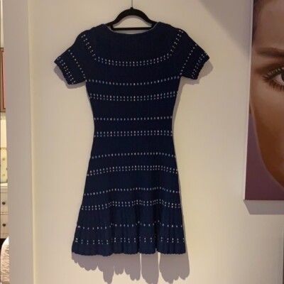 oliviana knit dress Lena Green Knit Midi Dress main image 1