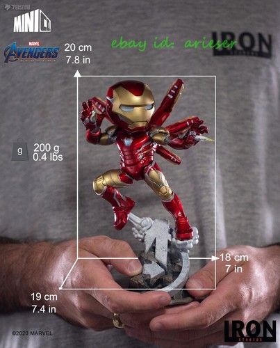 Iron Studios Minico Iron Man Avengers Endgame Statue In Stock New Toys Action - Picture 8 of 8