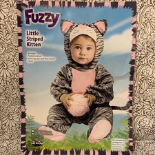 Fuzzy Little Striped Kitten Costume - Large 12-24 Months