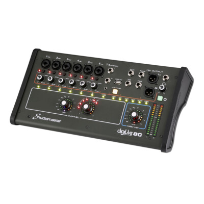 Studiomaster DIGILIVE8C Digital Mischpult WiFi Effektmixer Studio Karaoke