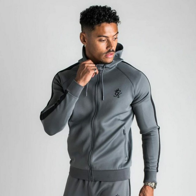 gym king dark grey tracksuit