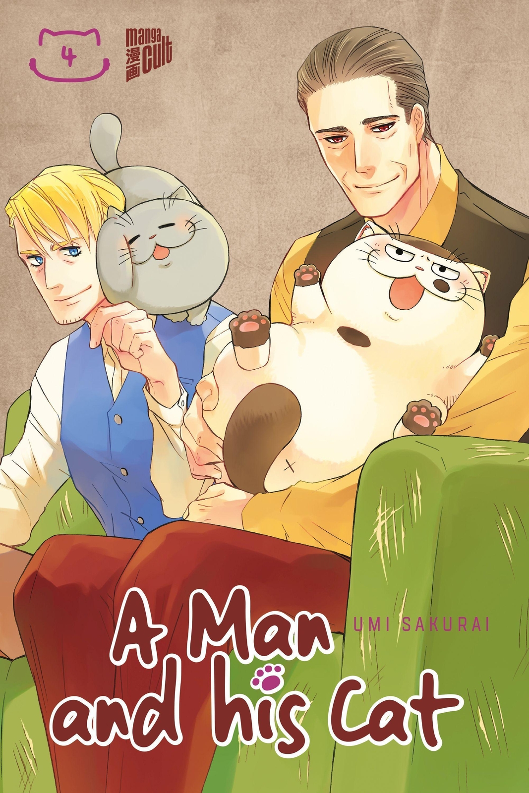 Thumbnail - A Man And His Cat 4 Umi Sakurai Taschenbuch A Man And His Cat 164 S.