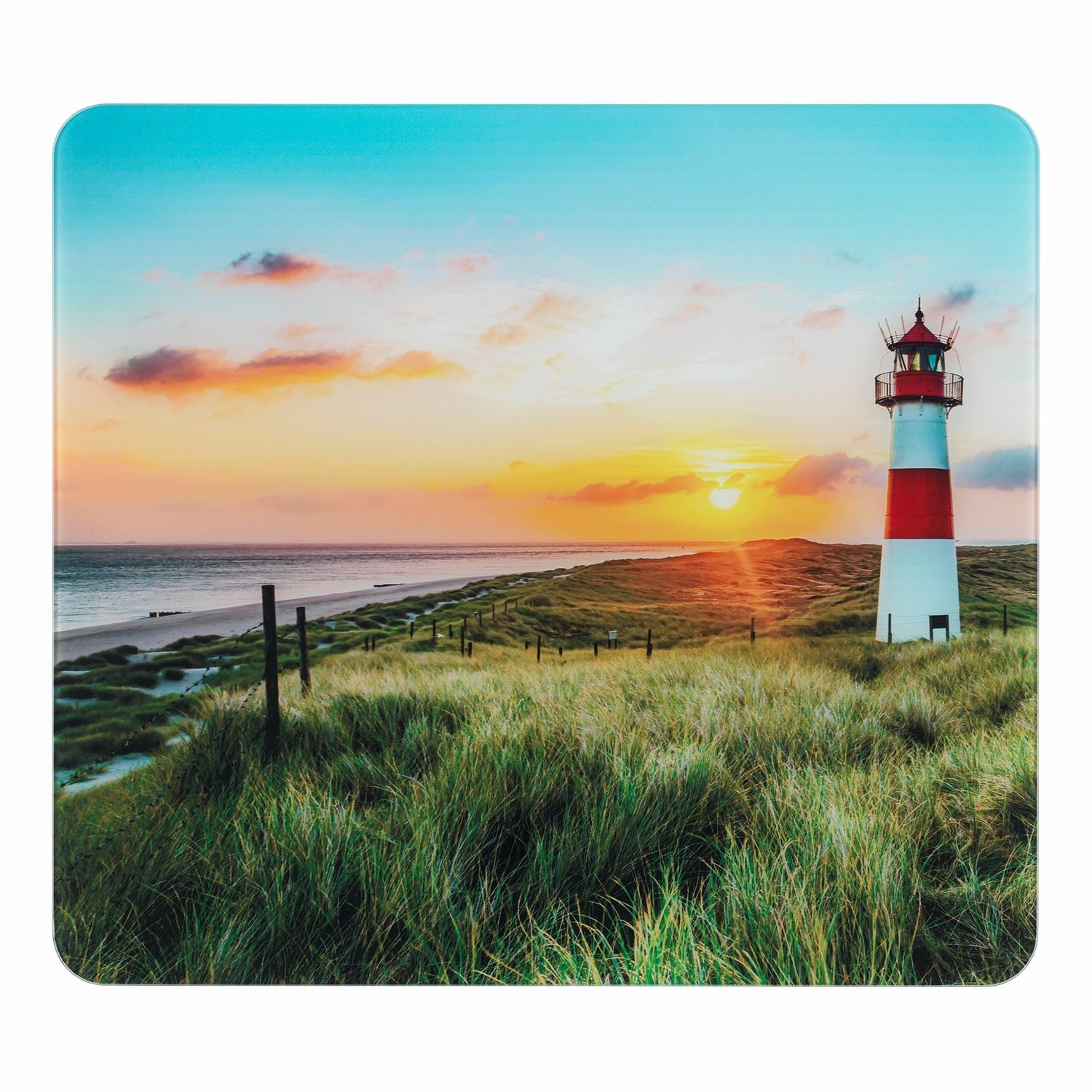 Plaque universelle multi-usage Phare Wenko en verre trempé 56x50 cm pour protection de cuisson
