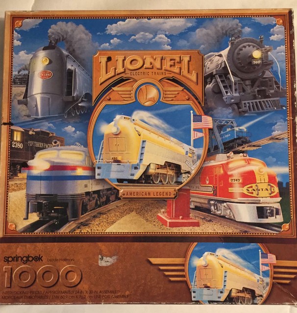 Springbok LIONEL ELECTRIC TRAINS 1000 pc Jigsaw Puzzle PZL6201