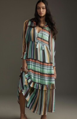 sachin and babi light blue dress the marais printed chiffon dress main image 0