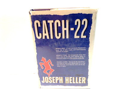 Catch-22 by Joseph Heller HBDJ Library Copy Ninth Printing