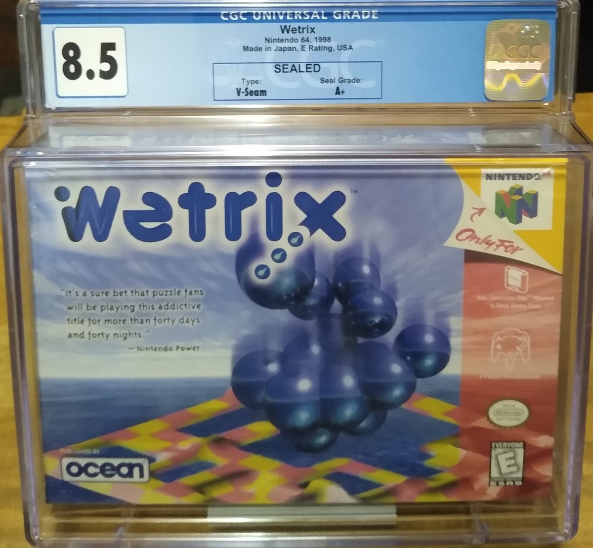 Wetrix Nintendo 64 N64, New Sealed GRADED CGC 8.5 A+ | eBay