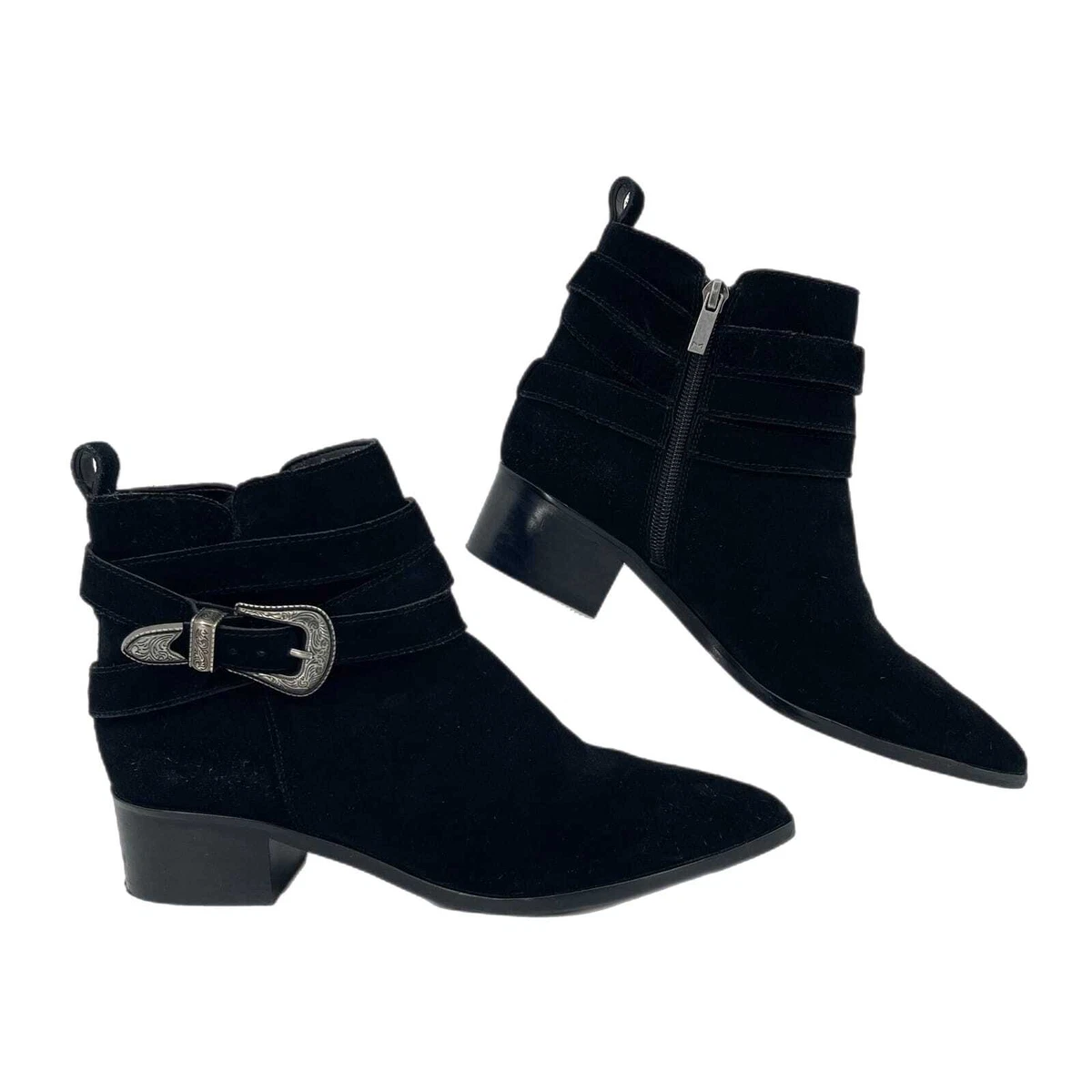 Marc fisher black suede clearance booties
