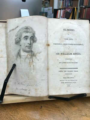 1805 Memoirs of the Life, Writings, and Correspondence of Sir William Jones