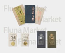 TRAVELER  S Notebook Kyoto Limited Edition Reguler size Blue/Brass Tag/Refill Set