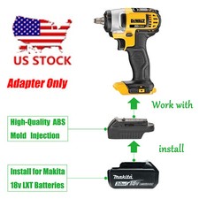 Dewalt 20V MAX Power Tools Adapter Uses Makita 18V BL18-Series Lithium Battery