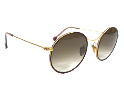 Nathalie Blanc Sunglasses FANNY 268 Brown Gold Frames with  display picture 3