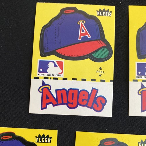 1981 Fleer Team Logo Stickers CA Angels Baseball NM - Picture 2 of 11